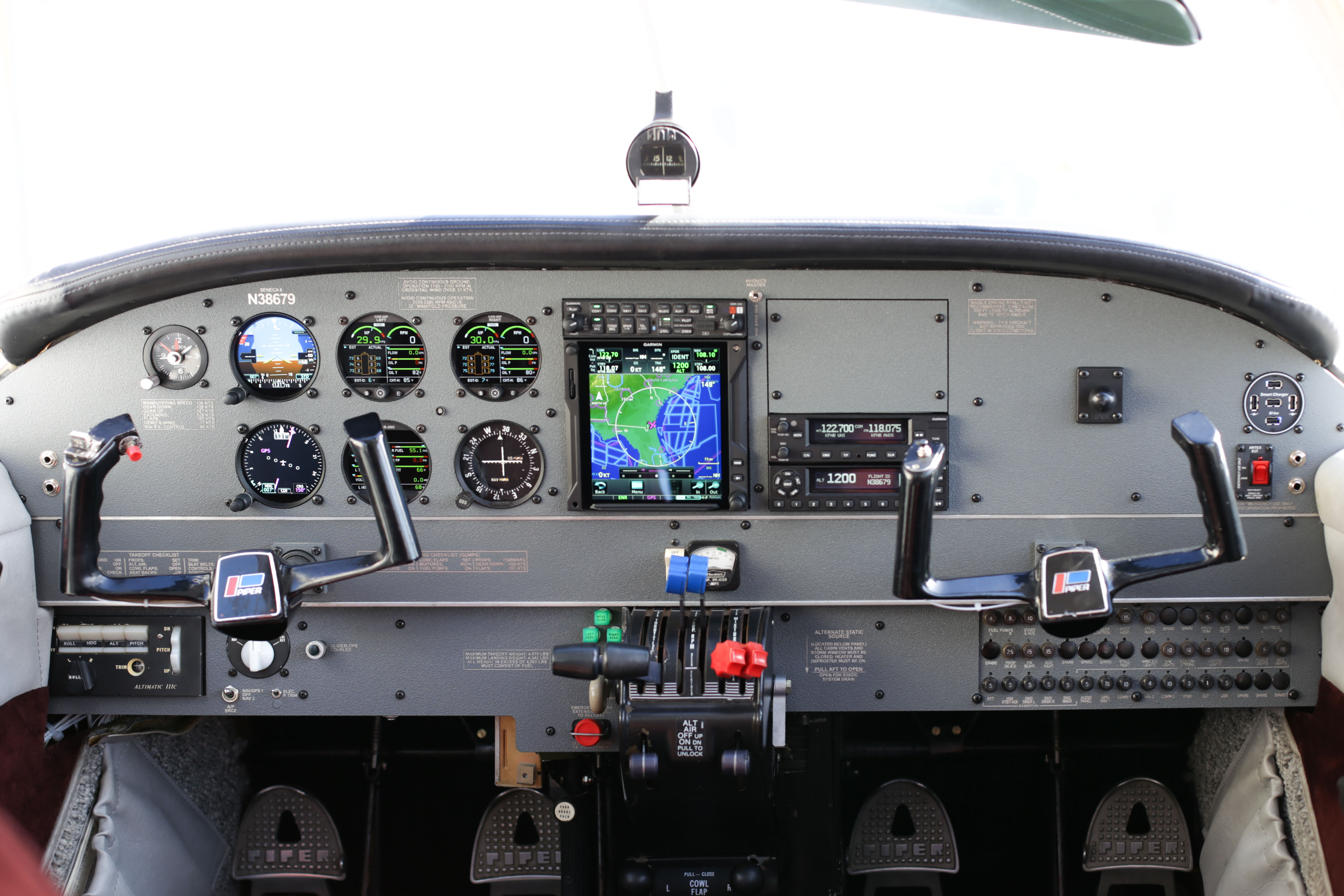 island avionics pa 34 200t garmin gi 275 gtn 75 cgr 30